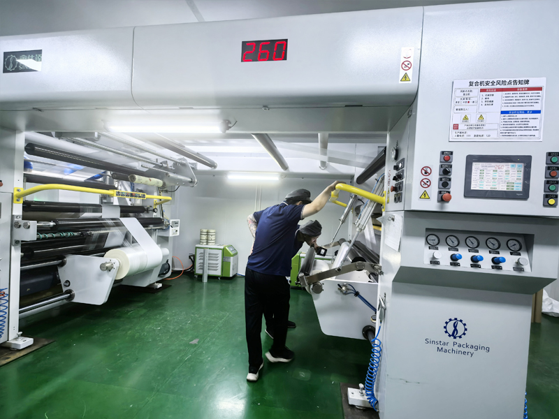 400m/min solvent-free compounding machine